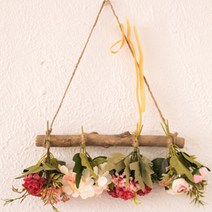 콩 케이리빙홈 내츄럴 플라워 가랜드, D