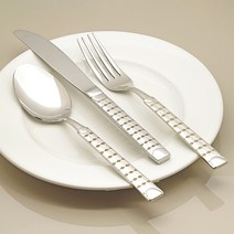 테이블아트 탱고 테이블 스푼 포크 나이프세트, 실버, 탱고 테이블 스푼1개 + 포크1개 + 나이프 1개