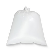 킹스봉 평판형 분리수거 비닐 봉투 투명 대형, 125L, 50개