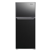 캐리어 클라윈드 소형 냉장고 CRFTD155BDE 155L 방문설치, 블랙 메탈, CRF-TD155BDE