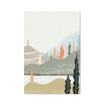 블럭마트 홈데코 인테리어 북유럽 풍경 캔버스 그림 TYPE 3