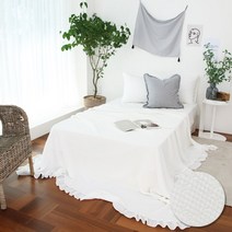 메종텍스타일 모달 허니프릴 와플 홑이불, 화이트