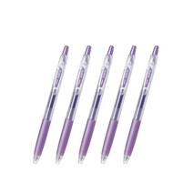 파이롯트 주스 젤잉크펜 0.5mm LJU-10EF, 메탈릭바이올렛, 5개
