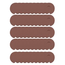블럭마트 손끼임 방지 쿠션, 브라운, 50개