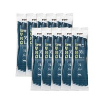 코멕스 코무장갑 L, 네이비, 10개