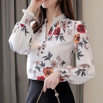 포플러앤씨 미첼 플라워 블라우스