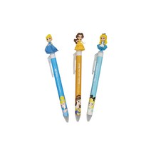 디즈니프린세스 마스코트 볼펜 3종 E세트 블랙, 앨리스, 신데렐라, 벨, 1세트