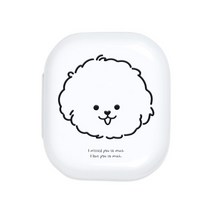 유스픽 휴대용 UV C LED 칫솔살균기, HH-20TBS-GLWH, 레터링 시바숑쓰 레터링 뽀숑