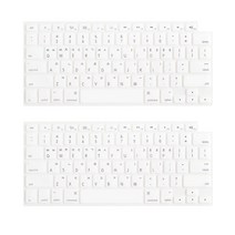 뉴맥북에어 13 컬러 키스킨 A2179, 화이트, 2개