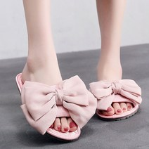 앤티스 럭셔리 리본 엣지 거실화, 핑크, 1개