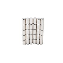 페인트인포 초강력 네오디움 원형자석 지름 6mm x 두께 10mm, 실버, 30개