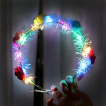 이베이비랜드 LED 꽃화관, 4개