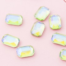 네일은재료빨 스와 동일사이즈 네일 평스톤, 10 그린AB, 30개