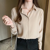 루나걸 클러드 심플 셔츠