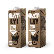 오틀리 오트 드링크 초콜릿, 1L, 2개