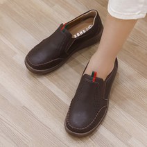제이슈 천연소가죽 한눈에 반한 여성용 슬립온