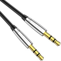 싱크와이어 슬림 AUX케이블 1m, SW-SC103, 블랙