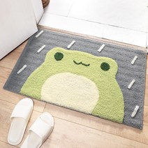 JH컴퍼니 동글동글 애니멀 도어 매트, 개구리