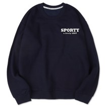 벤힛 스포티 세미 오버핏 특양면 맨투맨