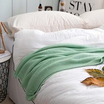 트위스트 니트 블랭킷