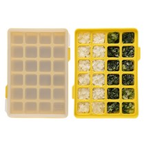 인콕 실리콘 큐브 아이스트레이 24구 2p, 머스타드
