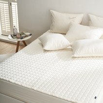 지베딩 오가닉 고밀도 100수 순면 패드겸카페트, 아이보리