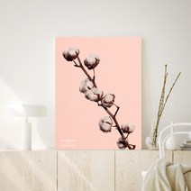 오홀리브 액자 테이블 중 72 x 48 x 27 cm, 목화꽃