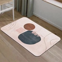 밝은집 미끄럼방지 핑크 발매트, 5