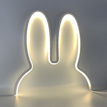 러블리 버니라인 LED 무드등, 화이트프레임