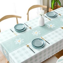 라별 누눅 방수 식탁보, 140 x 180cm, HS06