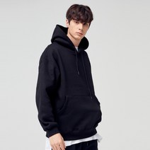 매드문 소매자수 기모 오버핏 빅사이즈 후드