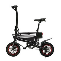 미니벨로 알파카 접이식 전기자전거 PAPASTORY-0094, 블랙, 1000mm