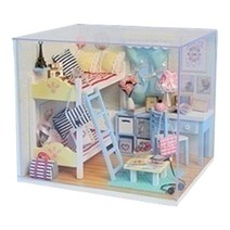 꼬미딜 DIY 미니어처하우스 준중형 07 푸른 기억 + 제작도구, 혼합색상