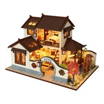 꼬미딜 DIY 미니어처하우스 동양풍 42 몽환도시 + 제작도구, 혼합색상