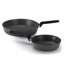 네오플램 리버스 마블 IH 프라이팬 2종 세트, 혼합색상, 프라이팬 20cm + 28cm