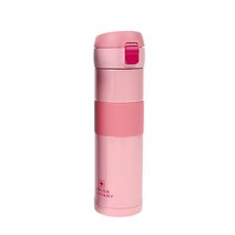 스위스밀리터리 진공단열 휴대용 텀블러 RKT-460, 핑크, 0.56L