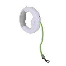 앱코 OHELLA CL01 애견 강아지 LED 리드줄, 화이트