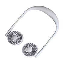 WEARWIND 넥밴드 휴대용 목걸이 선풍기, FF-001, 화이트