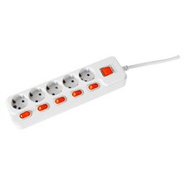 개별 메인스위치 멀티탭 5구 16A HMP-510, 10m, 1개