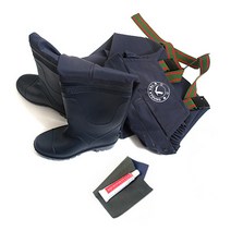 독수리표 가슴 낚시장화 TK901-501 + 수선용 패치 세트, 혼합색상, 265