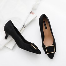 갓슈 노블 로엘 사각 스틸레토 미들힐 5cm