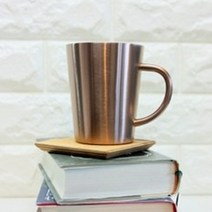 304 스텐 머그컵 320ml, 코퍼, 1개