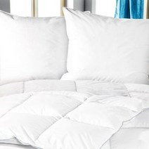 제밀러 구스솜 거위털이불 라이트, 화이트