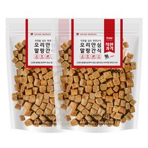 벨루츠 수제 황태구이 말랑간식 강아지간식 500g, 오리고기맛, 2개