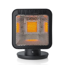 클래파 발열증폭 큐브형 리플렉트 에코 히터, CRH-300BL, 블랙