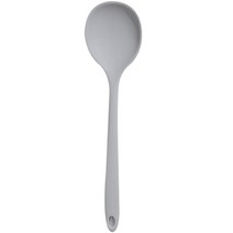 파스텔 실리콘 요리스푼 대, 그레이, 1개