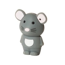 플라이토 실리콘 동물 USB 메모리 쥐, 64GB