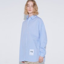 브이투 남성용 OVERFIT LOGO PATCH SHIRT