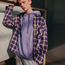 어드바이저리 남성용 Check Oversize 캐주얼 셔츠