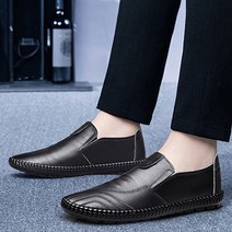 남성용 영국 신사 감성 비지니스 캐쥬얼 슈즈